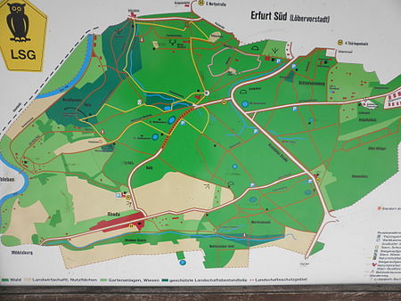Steigerwald Erfurt Infotafel