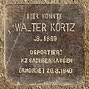 Stolperstein Kleiner Pulverteich 18 (Walter Kortz) in Hamburg-St. Georg.jpg
