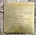 Bertha Rosenberg, Nöldnerplatz, Berlin-Rummelsburg, Deutschland