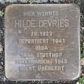 Stolperstein für Hilde Devries