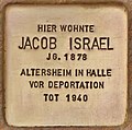 Stolperstein für Jacob Israel (Wittenberg).jpg