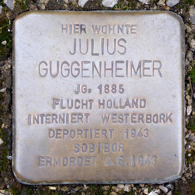 Stolperstein für Julius Guggenheimer (1885) in Memmingen.jpg