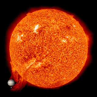 Solar prominence Gaseous outburst from the sun