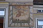 A sundial from 1503 on an old building in my hometown Mödling, Austria.