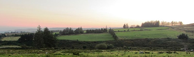 File:Sunset over Seemacudda hillside - geograph.org.uk - 3126420.jpg