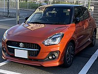 Facelifted Suzuki Swift Hybrid received RS bumpers (Japan)
