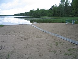 Strand vid Syväjärvi