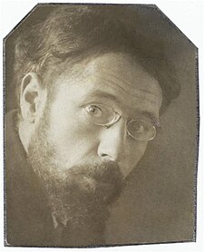 Tête de Bonnard (Portrait photograph of Pierre Bonnard), c.1899, Musée d'Orsay, restaurée.jpg