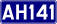 Tabliczka AH141.svg