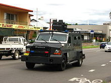Military Bearcat Vehicle