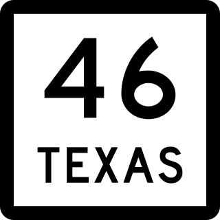 <span class="mw-page-title-main">Texas State Highway 46</span> State highway in Texas