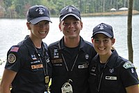 Sea Scout uniform Texas A& M; students lead scouts at 2013 National Scout Jamboree 130722-G-NM852-745.jpg