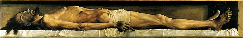 File:The Body of the Dead Christ in the Tomb by Hans Holbein the Younger.jpg