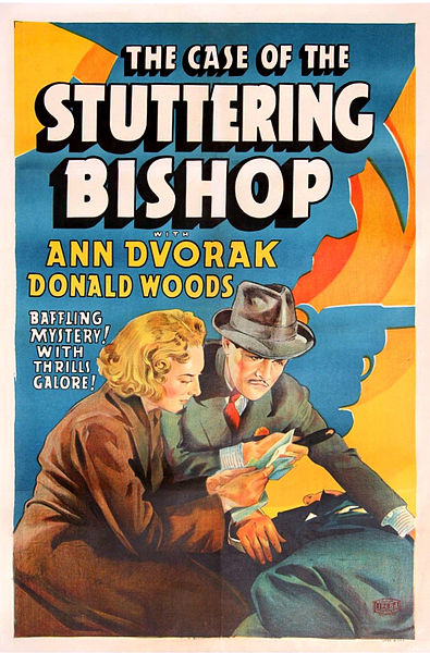 Donald Woods portrayed Perry Mason in The Case of the Stuttering Bishop (1937)