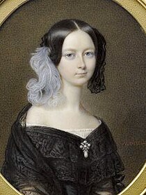 The Dowager Duchess of Orléans (Hélène de Mecklembourg-Schwerin) in mourning, circa 1842.jpg