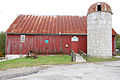 The Historical Society of Baltimore County barn and Dickenson-Gorsuch Farm Museum, in County Home Park, Cockeysville, MD.jpg