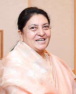 Bidya Devi Bhandari Current president of Nepal