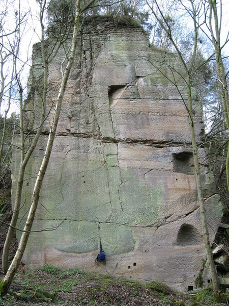 File:The White Tower at Grinshill quarry - geograph.org.uk - 685810.jpg