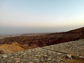 The perspective of the galala Plateau Road in egypt.jpg