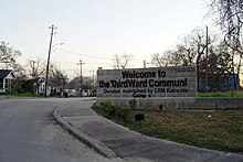 A sign indicating Houston's Third Ward ThirdWard CIMG1230.JPG