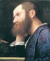 “ภาพเหมือนของเปียโตร อาเรติโน” (Pietro Aretino) (ราว ค.ศ. 1512)
