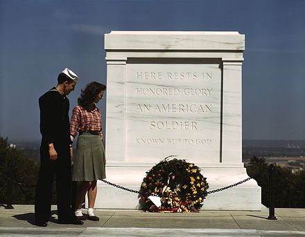The Tomb of the Unknowns carved from Colorado Yule Marble