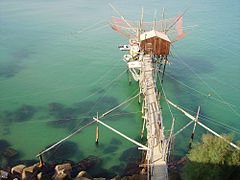 Ein Trabucco in Termoli