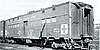 A troop kitchen car in Lafayette, Indiana, in 1947