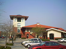 Union Station as seen from Front Street Union Station Meridian MS 2.JPG
