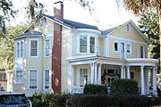 House on Union Street in Brunswick, Georgia, US. Part of the Brunswick Old Town Historic District on the National Register of Historic Places This is an image of a place or building that is listed on the National Register of Historic Places in the United States of America. Its reference number is 79000727.