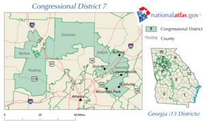 United States House of Representatives, Georgia District 7 map.png
