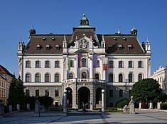 Hlavní budova univerzity v Lublani