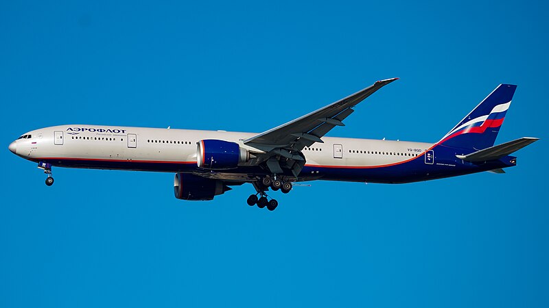 航空機アエロフロートロシア航空 767-300 1/500