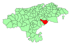Vega de Pas (Cantabria) Mapa.svg