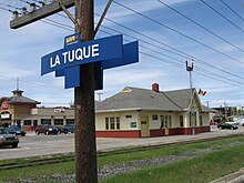 La gare de La Tuque.