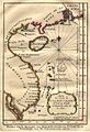 1754年在「Cochinchine Tunquin」灣中的“De Paracelles”（即西沙群島）