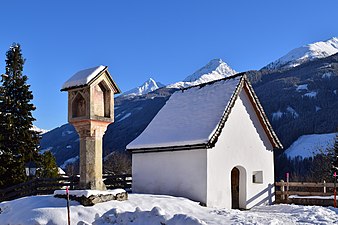 Virgen - Antoniuskapelle mit Bildstock