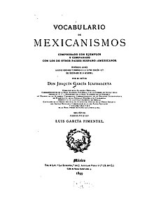 Vocabulario de mexicanismos 1899 title.jpg
