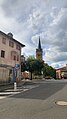 Vue sur l'église Saint-Martin.