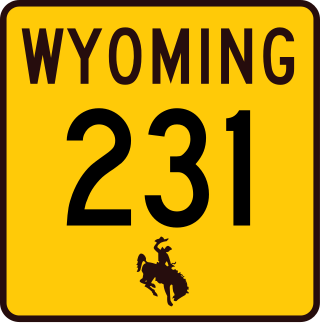 <span class="mw-page-title-main">Wyoming Highway 231</span> Highway in Wyoming