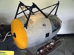 コスフォード王立空軍博物館に展示されているHWK 109-500