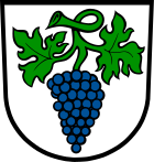 Våbenskjold fra Weingarten kommune (Baden)