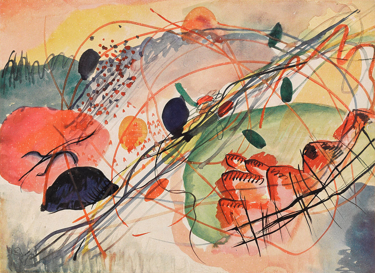 File:Wassily Kandinsky, Aquarell 6, Kunstdrucke auf japanpapier