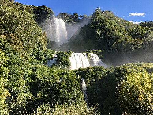 Waterfall Marmore in Terni