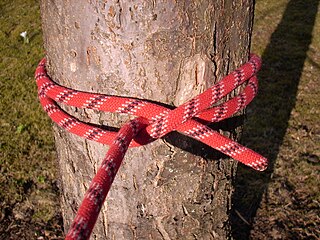 Clove hitch type of knot