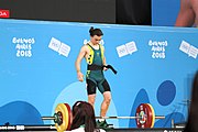 Deutsch: Gewichtheben bei den Olympischen Jugendspielen 2018; Tag 2, 10. Oktober 2018; Jungen 62 kg English: Weightlifting at the 2018 Summer Youth Olympics at 8 October 2018 – Boys' 62 kg