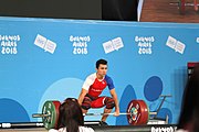 Deutsch: Gewichtheben bei den Olympischen Jugendspielen 2018; Tag 2, 10. Oktober 2018; Jungen 62 kg English: Weightlifting at the 2018 Summer Youth Olympics at 8 October 2018 – Boys' 62 kg