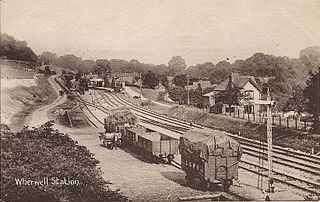 <span class="mw-page-title-main">Wherwell railway station</span> Disused railway station in Wherwell, Hampshire