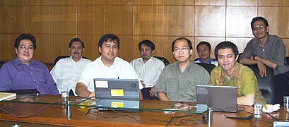 Indonesian Wikipedians meetup in Jakarta, January 2009