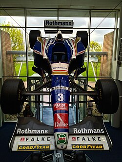 Jacques Villeneuve egyéni és konstruktőri bajnoki címet nyerő autója